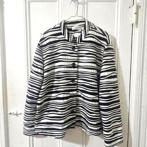 Zebra like cardigan